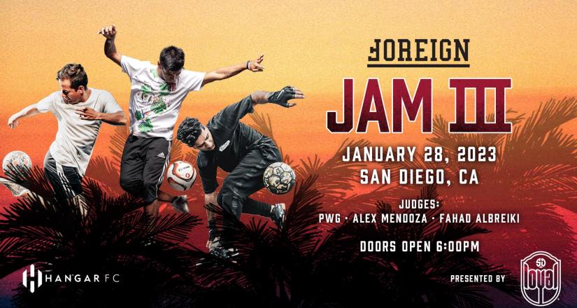 Foreign Jam III: Competencia internacional de dominadas llega a El Cajón el 28 de enero