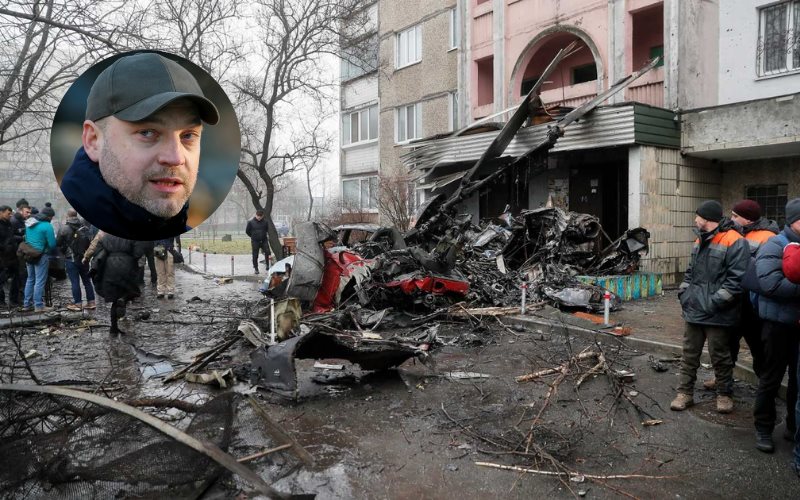 Muere Denis Monastirski, ministro del Interior de Ucrania, al estrellarse en helicóptero en Kiev