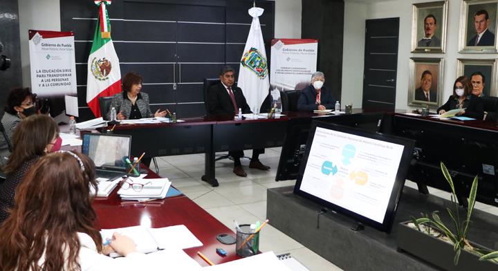 Mejoredu y la Secretaría de Educación de Puebla refuerzan su compromiso con la mejora de la educación