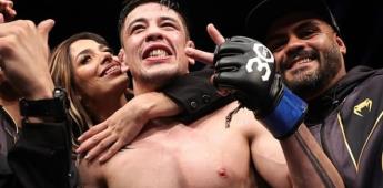El peleador Brandon Moreno se coronó con la victoria en pelea oficial de la UFC