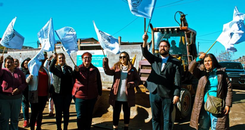 Darío Benitez hace justicia social a vecinos de calle Río Bravo y calle Ciprés