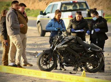 Registraron choque entre un taxi y una motocicleta en el bulevar 2000 a la altura de Altiplano