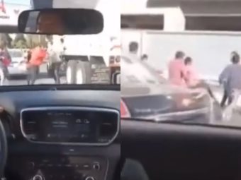 Limpiaparabrisas agreden a conductor por no darles una moneda en Puebla