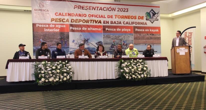 Presenta SEPESCA calendario oficial de pesca deportiva 2023 para Baja California
