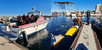 Elementos de la División de rescate acuático de Bomberos Tijuana, participaron en simulacro en San Diego, California