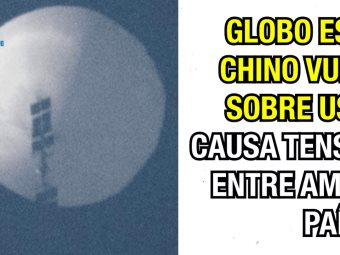 Globo espía chino vuela, sobre USA y causa tensión entre ambos países.