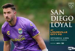 SD Loyal permite un gol tempranero en su derrota por 1-0 ante el Louisville City