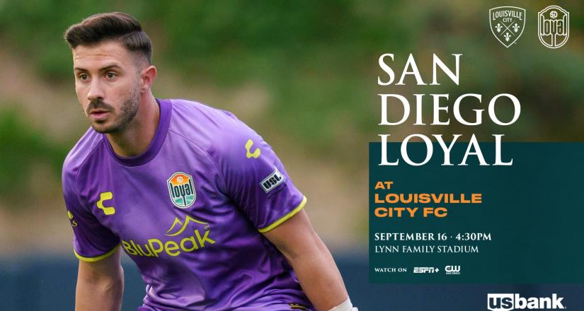 SD Loyal continúa con racha como visitante ante el Louisville City FC mañana