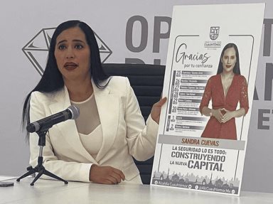 Sandra Cuevas solicitó licencia para contender por la Jefatura de Gobierno de la CDMX