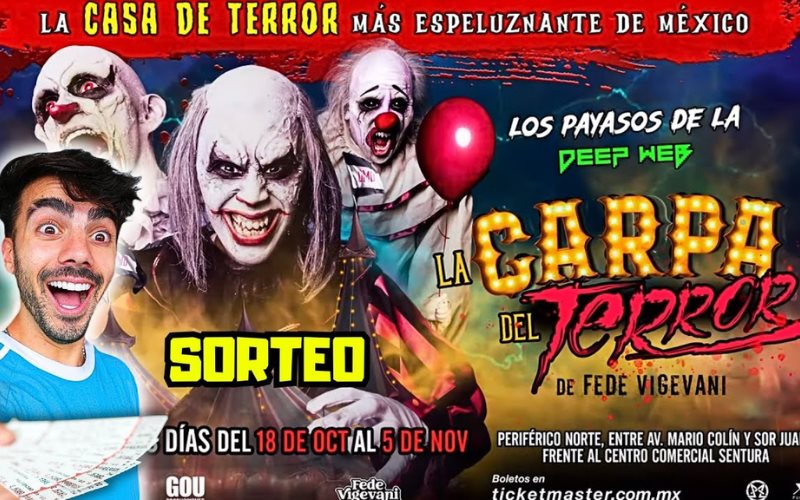 Gou Producciones y Los Rulés se unen una vez más para presentar un nuevo y gran concepto: “La Carpa Del Terror” De Fede Vigevani