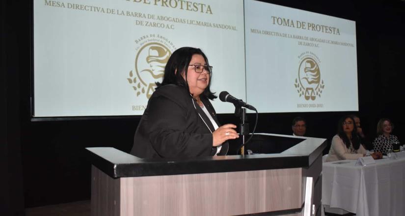 Asume María Isabel Herrera presidencia de la Barra de Abogadas María Sandoval de Zarco 2023-2025