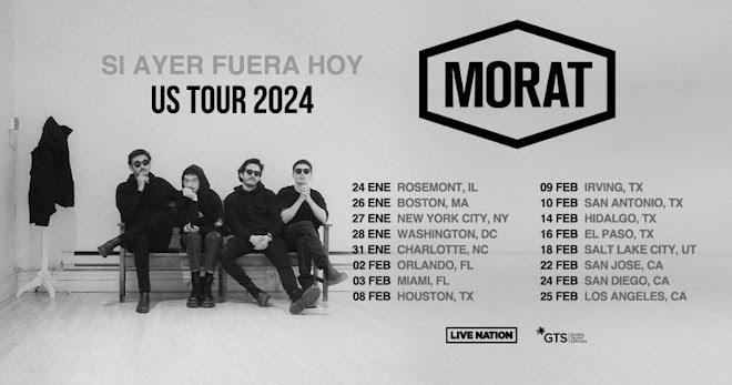 Morat anunció su gira Si Ayer Fuera Hoy en Estados Unidos en 2024