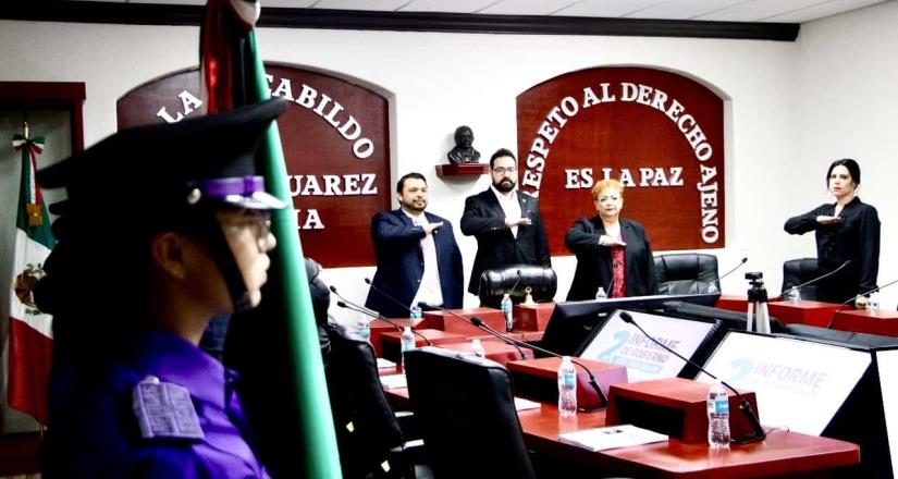 Rinde Dario Benitez su segundo informe de Gobierno