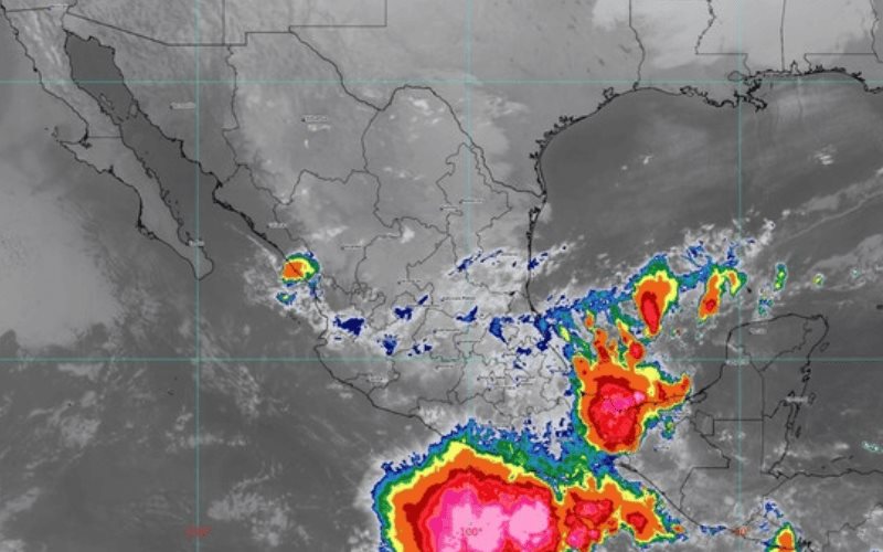 Se prevén lluvias torrenciales para Campeche, Chiapas, Oaxaca, Tabasco y Veracruz
