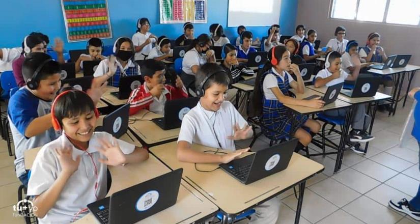 Fomenta “Fundación Tú Más Yo” el uso de tecnologías en escuelas primarias de Tijuana