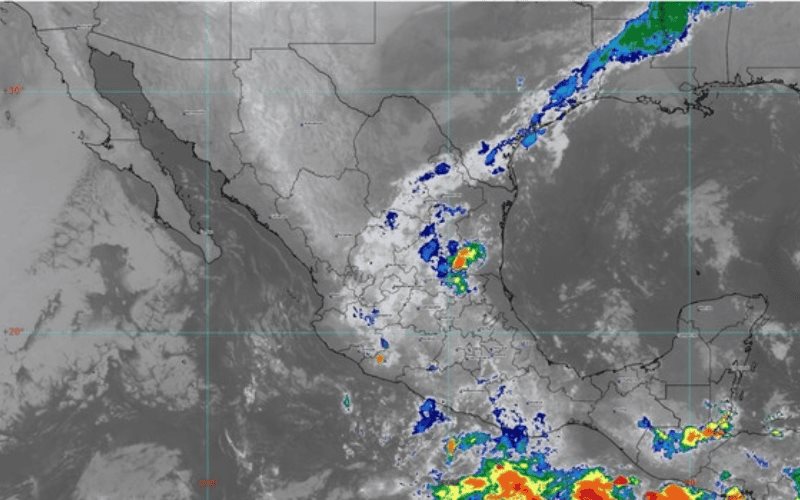 Se pronostican lluvias intensas para Chiapas, Oaxaca, Jalisco, Michoacán y el sur de Veracruz