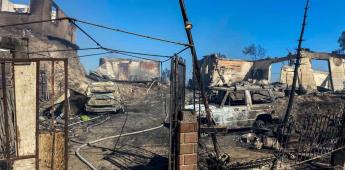 Reportan fuerte incendio en la colonia Sánchez Taboada