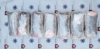 Policía Municipal decomisa 30 kg de metanfetamina en caso de "Mula Ciega"