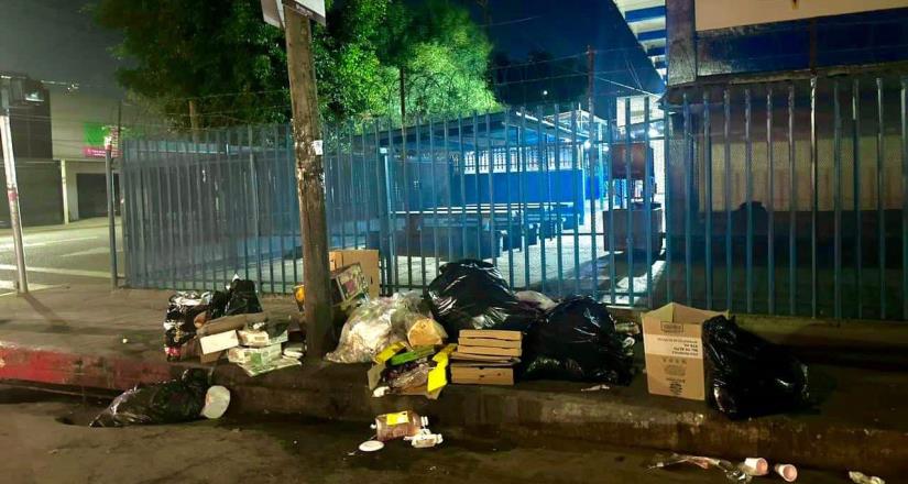 Basura en las calles son el tapón para Tijuana