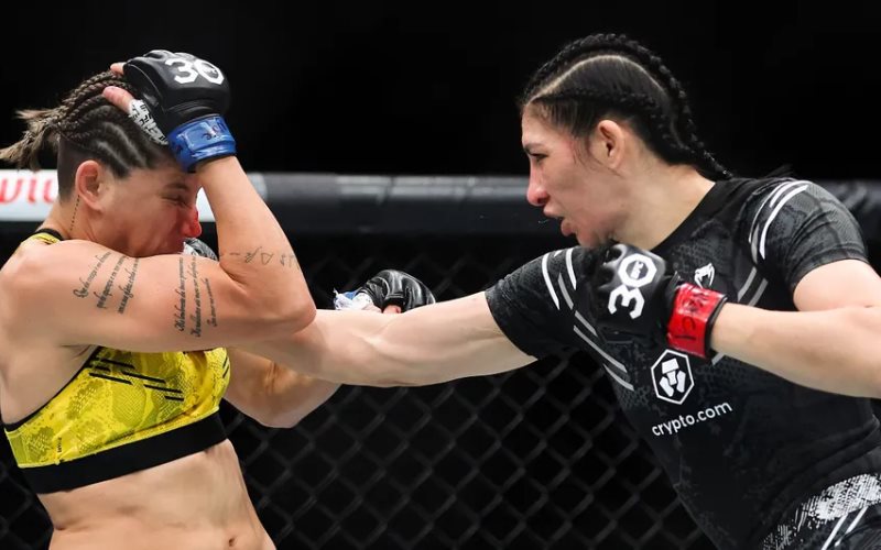UFC 296: Irene Aldana derrota en espectacular combate a Karol Rosa
