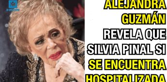 Alejandra Guzmán revela que Silvia Pinal se encuentra hospitalizada.