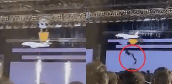 (VIDEO) CEO de Tech Vistex muere al caer durante su gran entrada al escenario