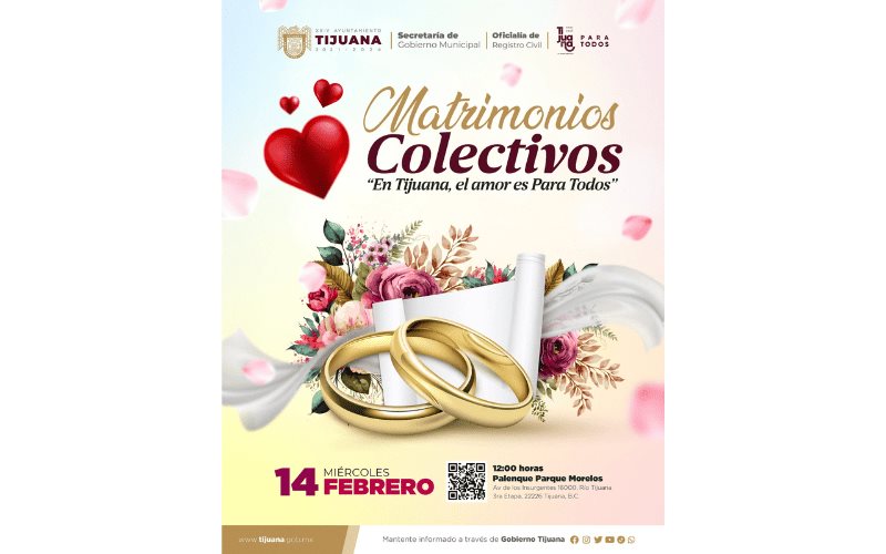 Continúa recepción documentos para participar en Matrimonios Colectivos 2024
