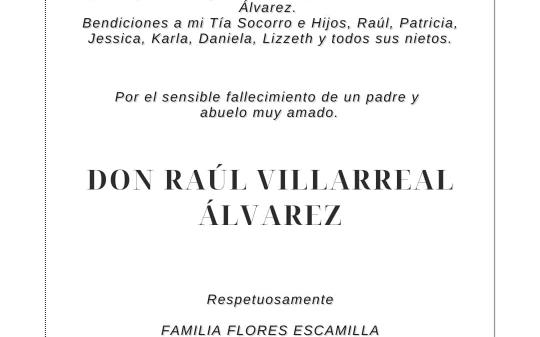 Don Raúl Villarreal Álvarez