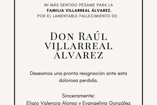 Don Raúl Villarreal Álvarez