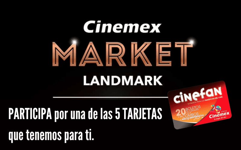 Cinemex Market y El Mexicano te regalan 1 tarjeta CINEFAN
