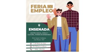 Gobierno de Ensenada invita a la Feria del Empleo en el Riviera