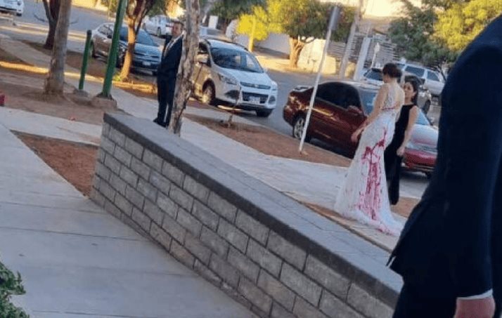 Suegra sabotea el vestido de novia de su nuera en Ciudad Obregón