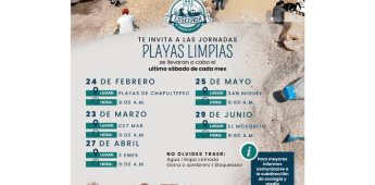 Gobierno de Ensenada invita a jornadas mensuales Playas Limpias