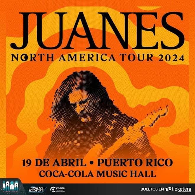 Juanes regresa a la Isla del Encanto con su gira North America Tour 2024