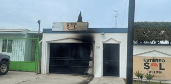 Instalaciones de Estéreo Sol de Radiorama Ensenada fueron atacadas con bomba molotov