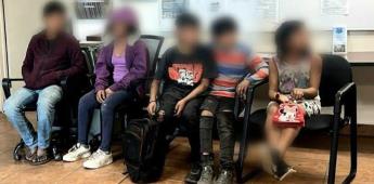 Escuadrón Violeta rescató a 5 niños ante posible omisión de cuidados