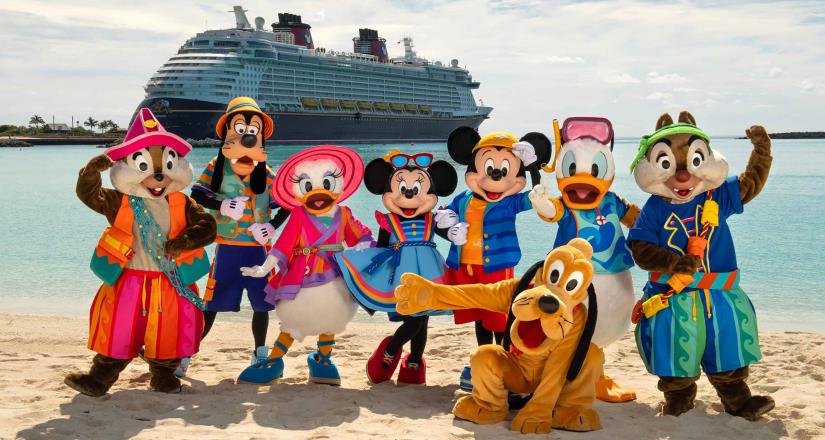Castaway Cay, la paradisíaca isla de Disney Cruise Line, presenta los nuevos looks de Mickey Mouse y sus amigos