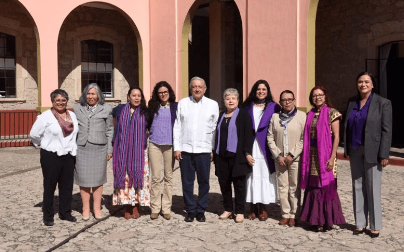 Presidente y funcionarias del Gabinete de la Cuarta Transformación conmemoran Día Internacional de las Mujeres