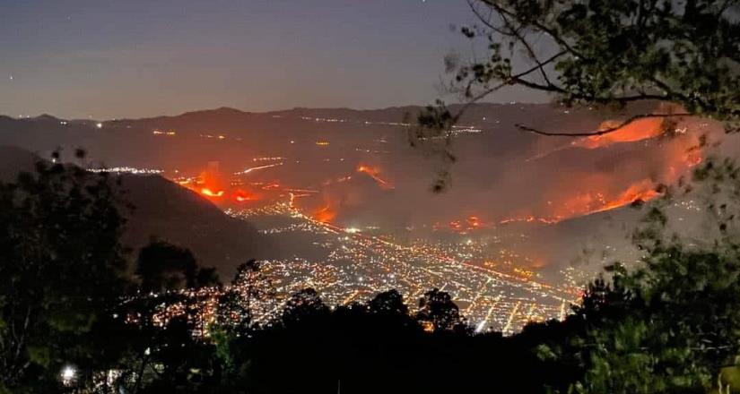 Veracruz sufre de incendios forestales en varias zonas de su región