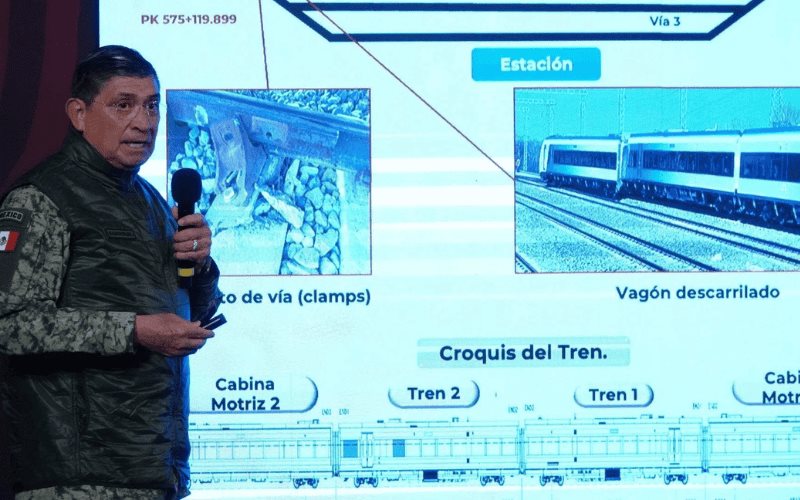 Sedena y empresa Tren Maya investigan descarrilamiento en estación Tixkokob