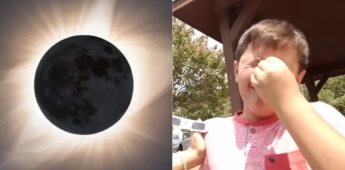 Niño se queda ciego tras ver eclipse solar sin lentes; pensó que ya había finalizado y podía quitárselos