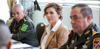Gobernadora Marina del Pilar atiende mesa de seguridad en coordinación con los tres órdenes de Gobierno