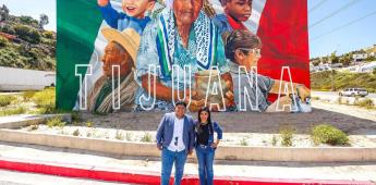 Premio Nacional de la Juventud resalta con mural en rampa de frenado, dice alcaldesa de Tijuana
