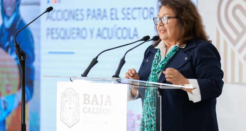 Marina del Pilar anuncia que se invertirán 38.9 millones de pesos para el sector pesquero y acuícola en 2024