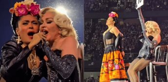 Salma Hayek es invitada al último concierto de Madonna en CDMX