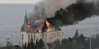 El icónico Castillo de Harry Potter de Odesa, fue atacado por misiles rusos