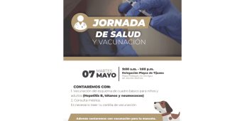 Realizarán jornada de salud y vacunación en Delegación Playas de Tijuana este martes
