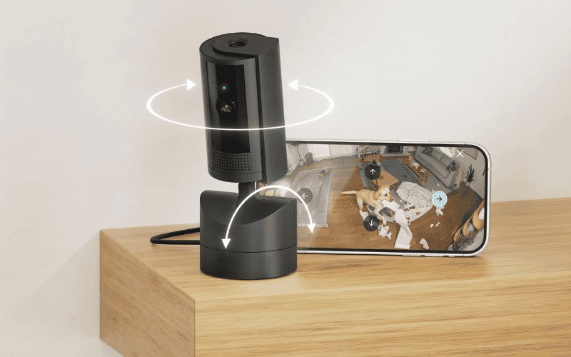 Ring anuncia su primera cámara con soporte de movimiento, Pan-Tilt Indoor Cam