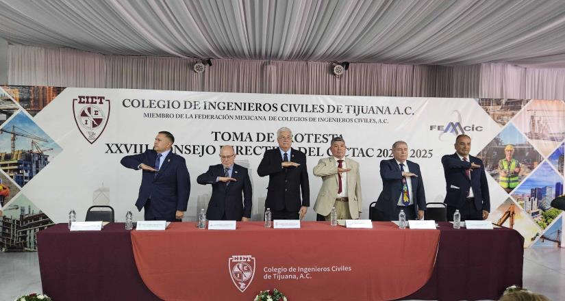 El Colegio de Ingenieros llamo a sumar esfuerzos por Tijuana y abrió la puerta para Leonel Peiro del Rio