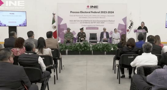 INE empieza la distribución de más de 317 millones de boletas y documentación electoral